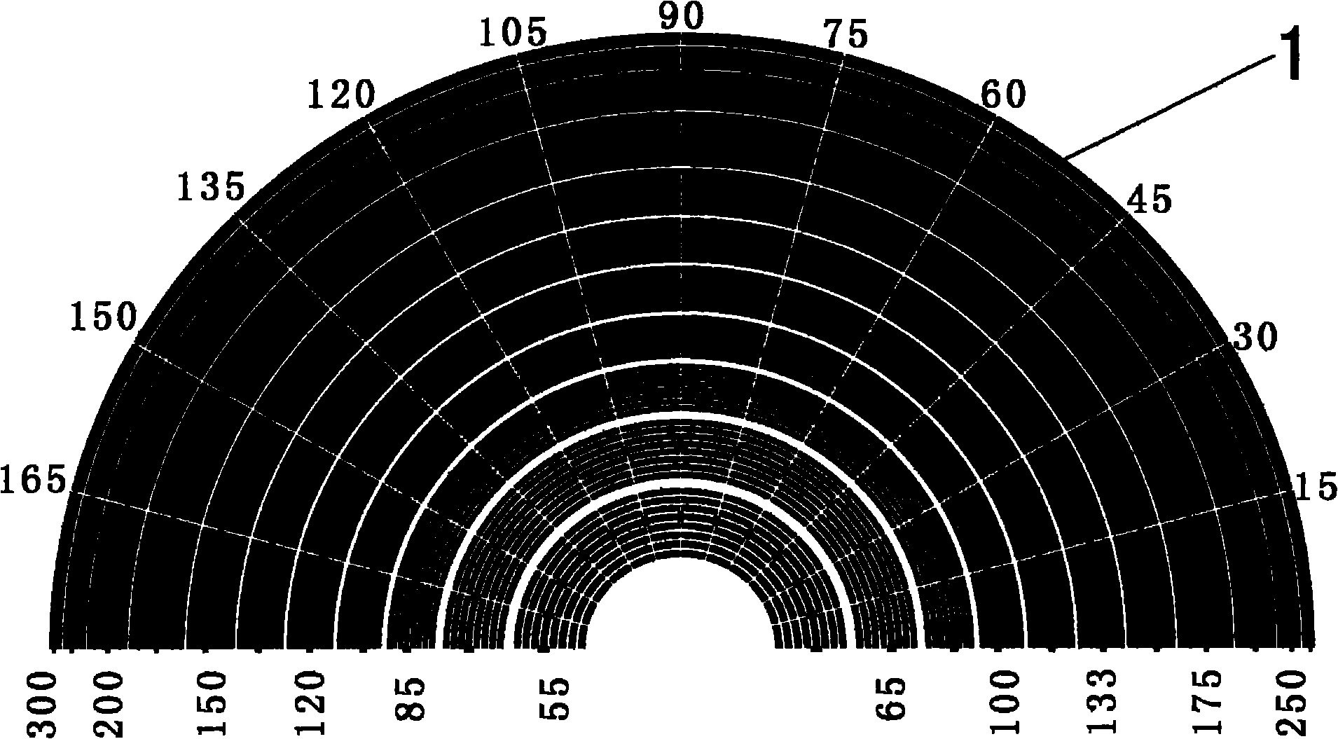 Method for testing screen line number and screen angle for printed matter