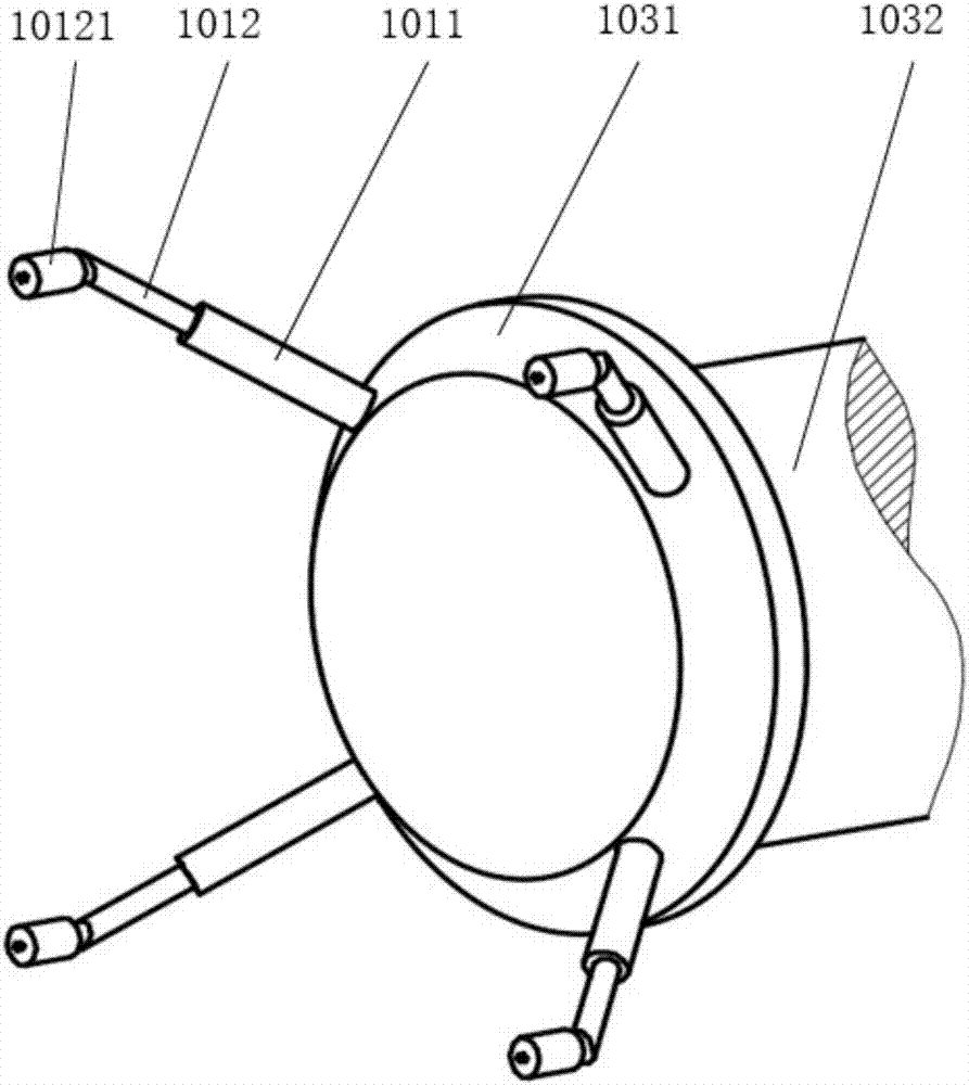 Bidirectional alignment laser centering adjustment device and centering method