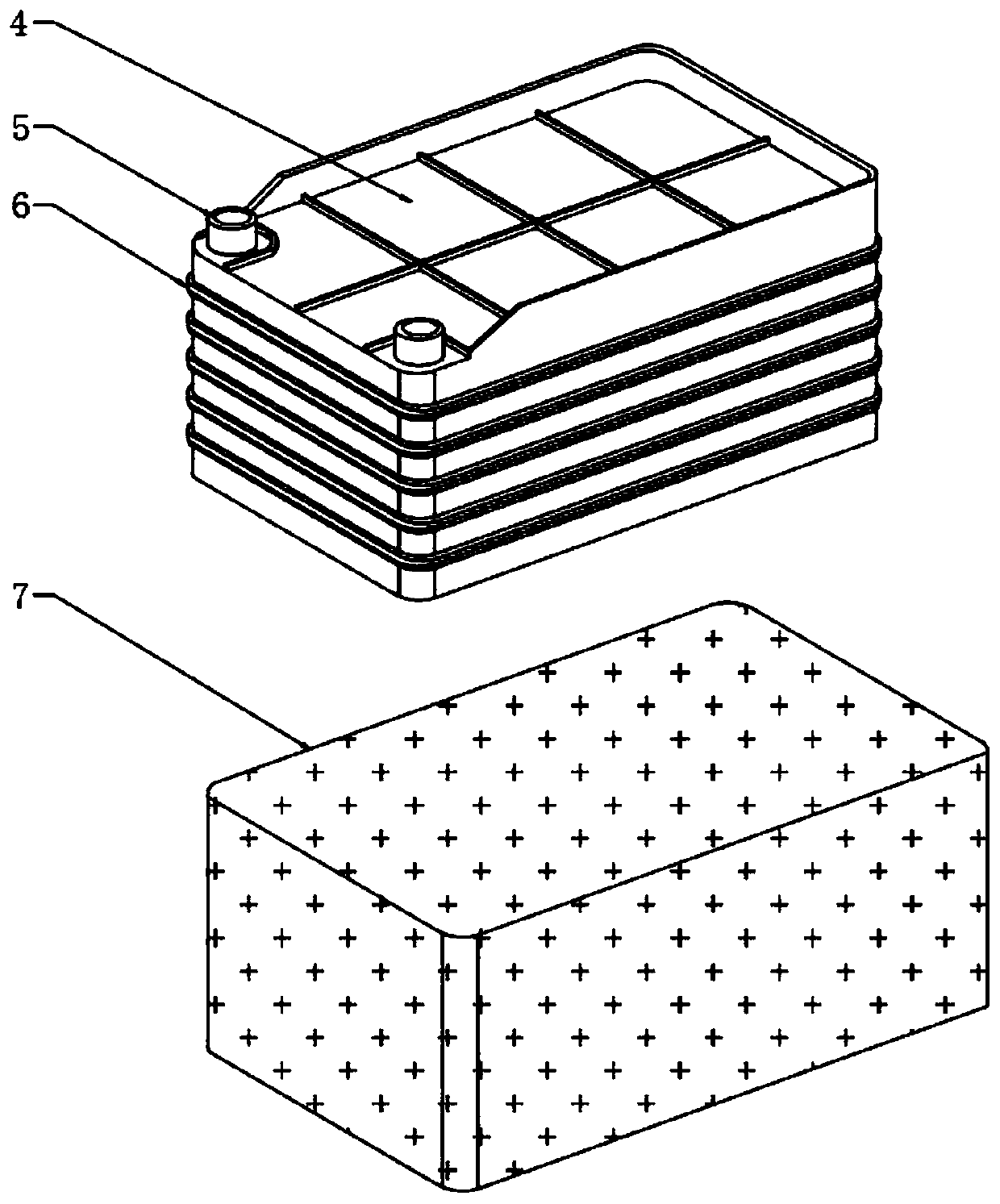 Novel multi-layer adherent cell culture container structure