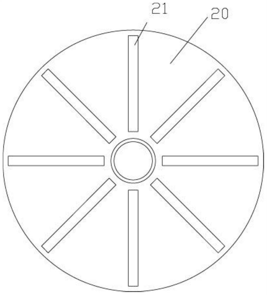 Stirring tank device with anti-blocking device for papermaking and pulping