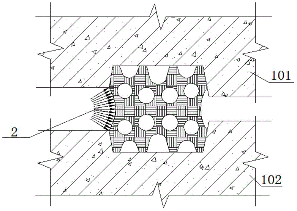 Waterproof sealing structure for duct pipe connecting joint of shield tunnel