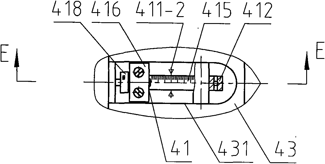 Boring device for cylinder hole of diesel engine stand