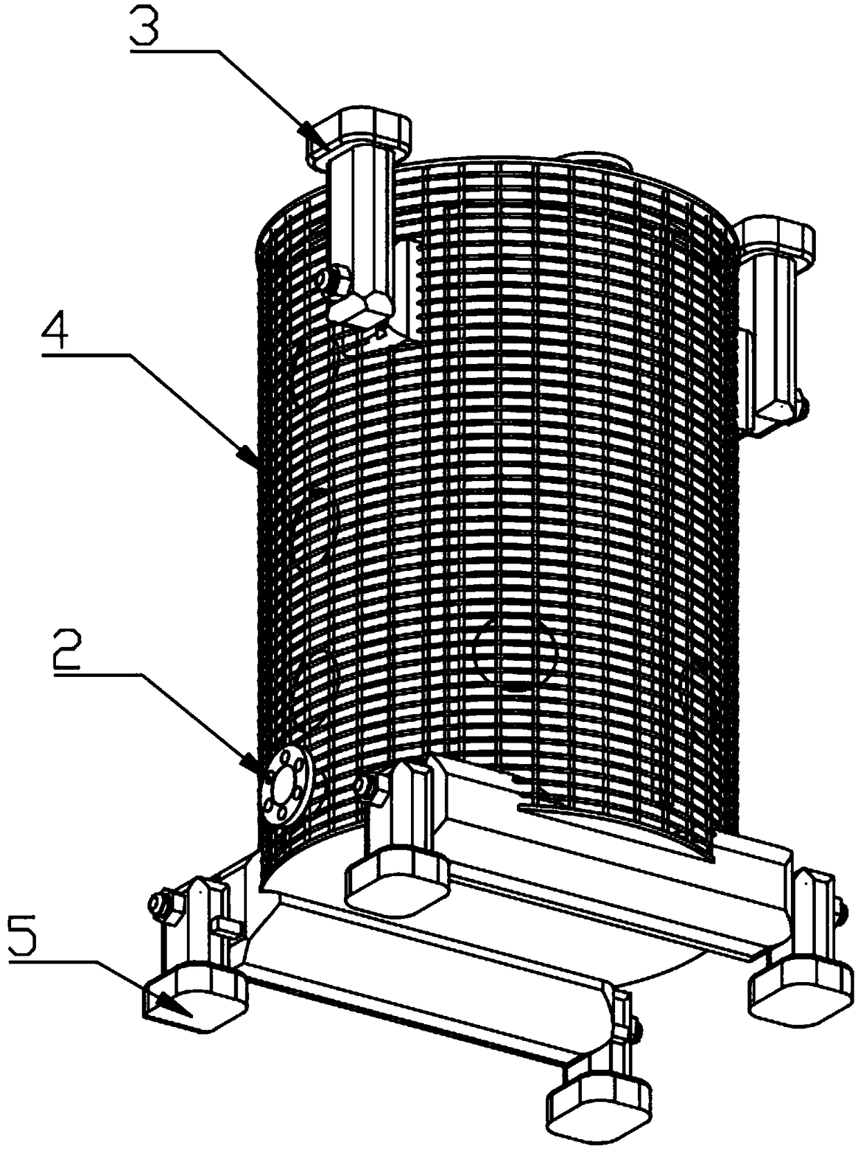 Lye tank device