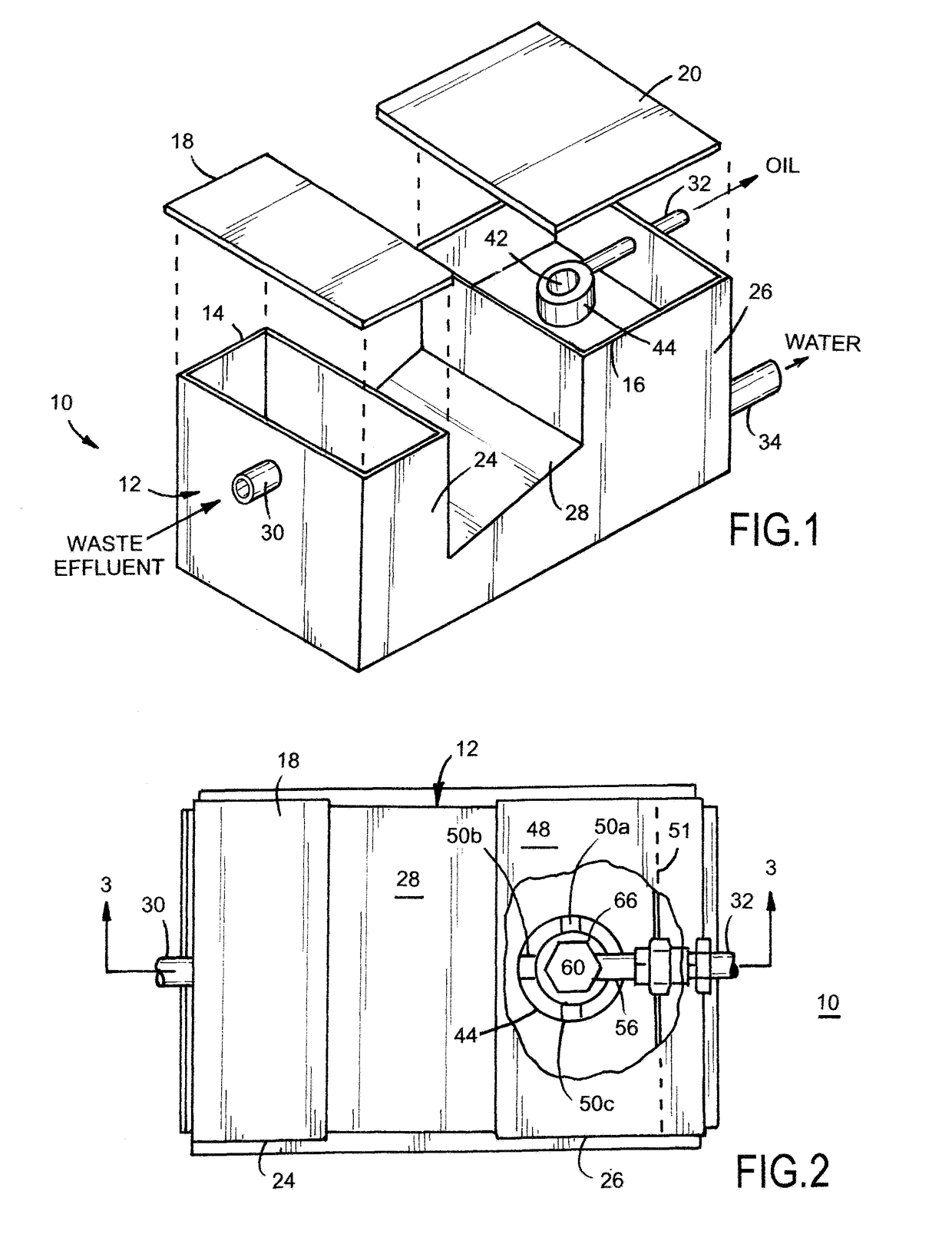 Immiscible liquid separator for marine vessels