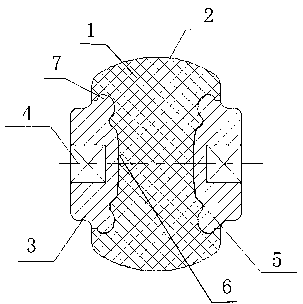 Rotary insulator and isolating switch