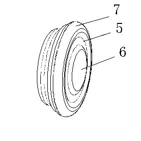 Rotary insulator and isolating switch