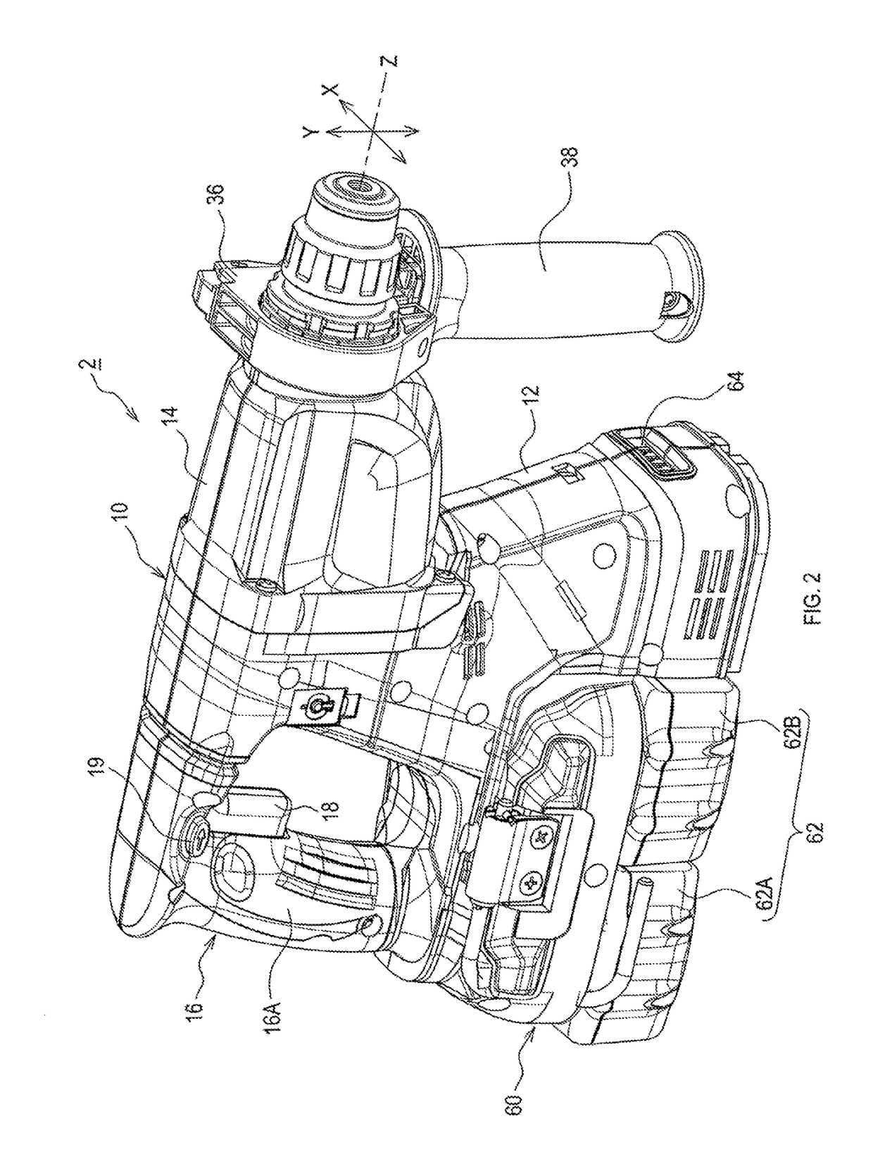 Electric power tool and method of assembling electric power tool