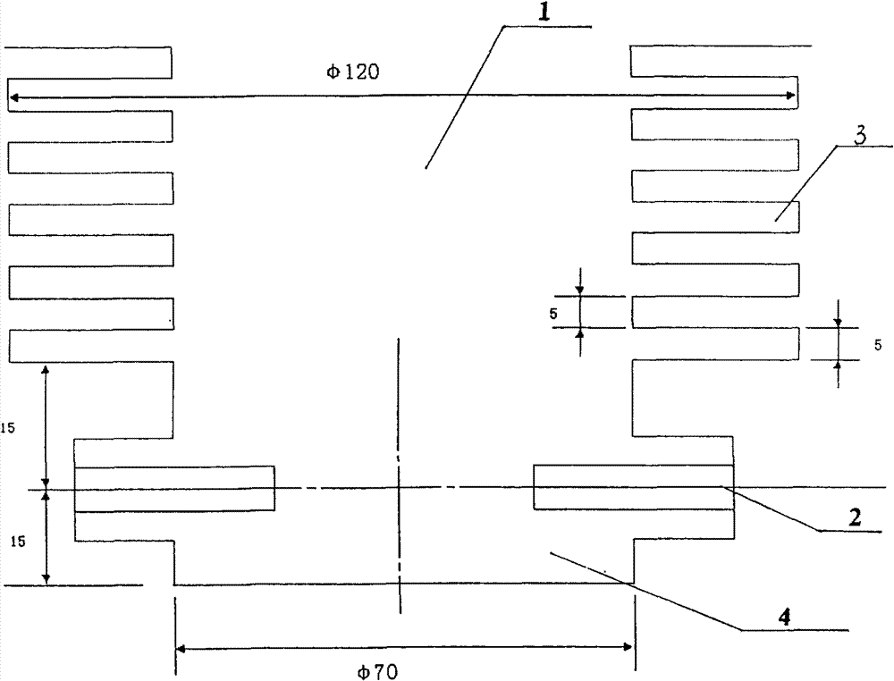 Double-circle polarization and difference beam broadband corrugation horn feed antenna