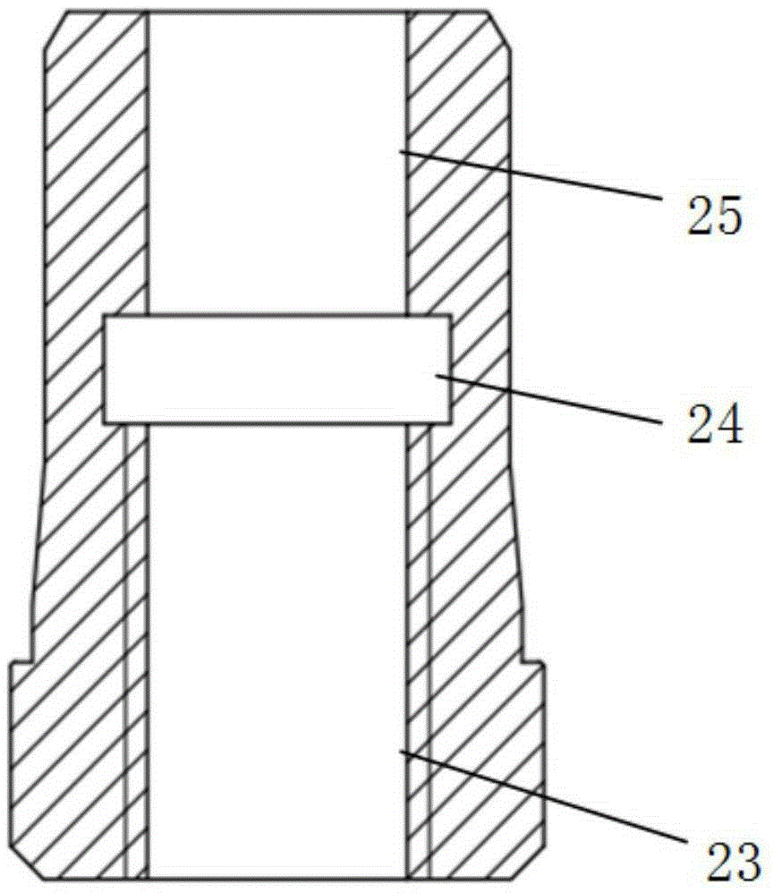 Novel automatic-positioning pipe-sleeved-pipe connection structure and assembling method