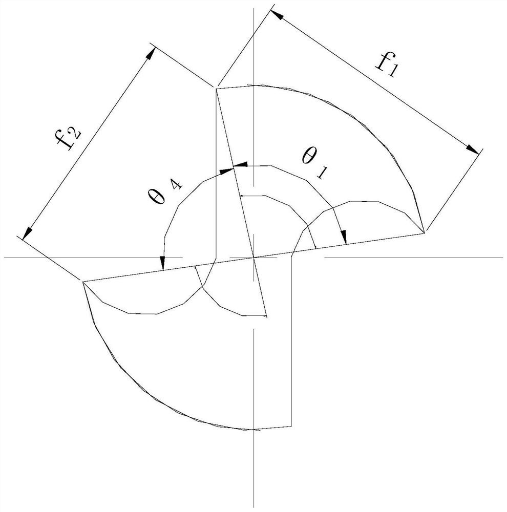 Stepped cutter and inner cooling hole position design method thereof