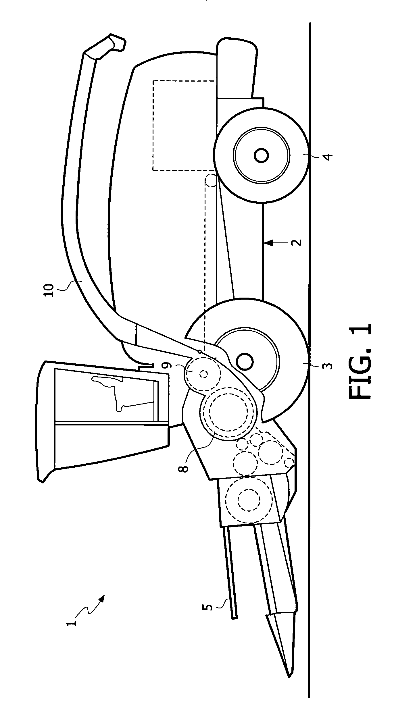 Forage harvester blower