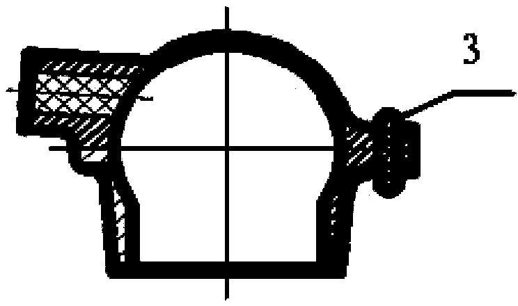 Method for preventing casting boss from shrinkage porosity