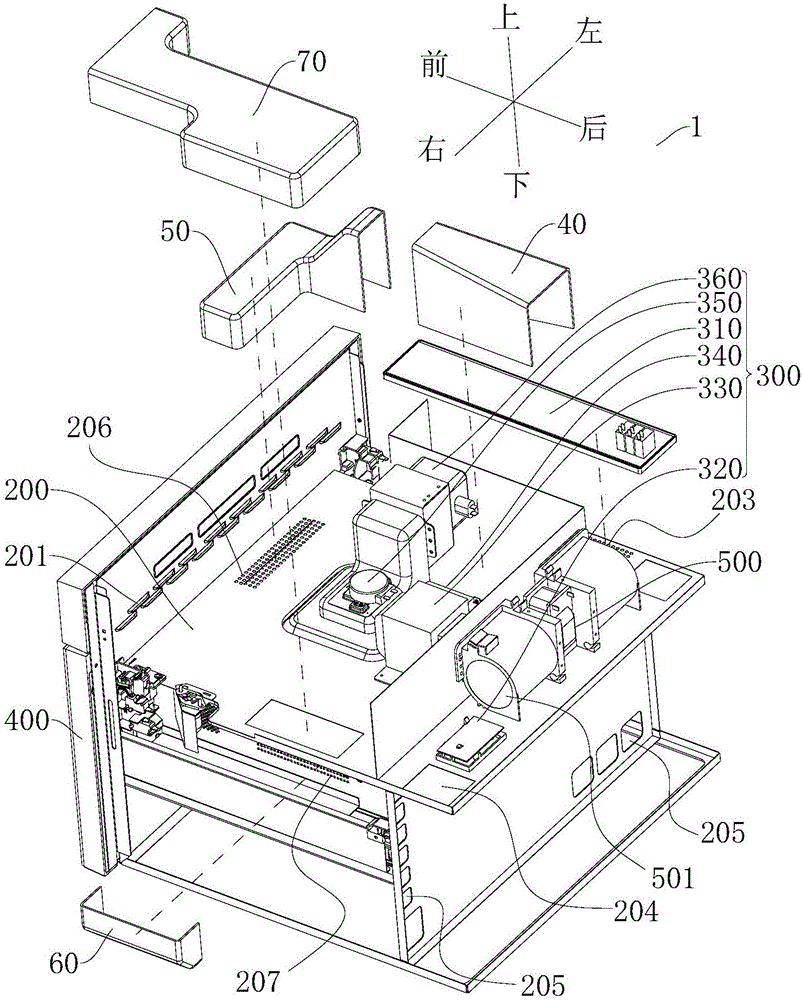 Drawer type microwave oven