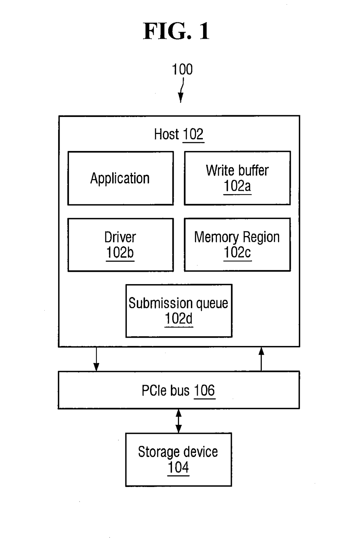 Method of achieving low write latency in a data storage system