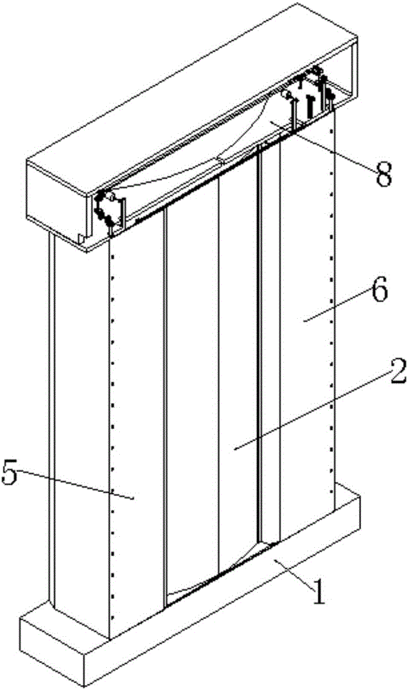 Novel bus door and bus door umbrella mechanism