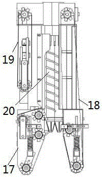 Driving method for maize harvesting machine