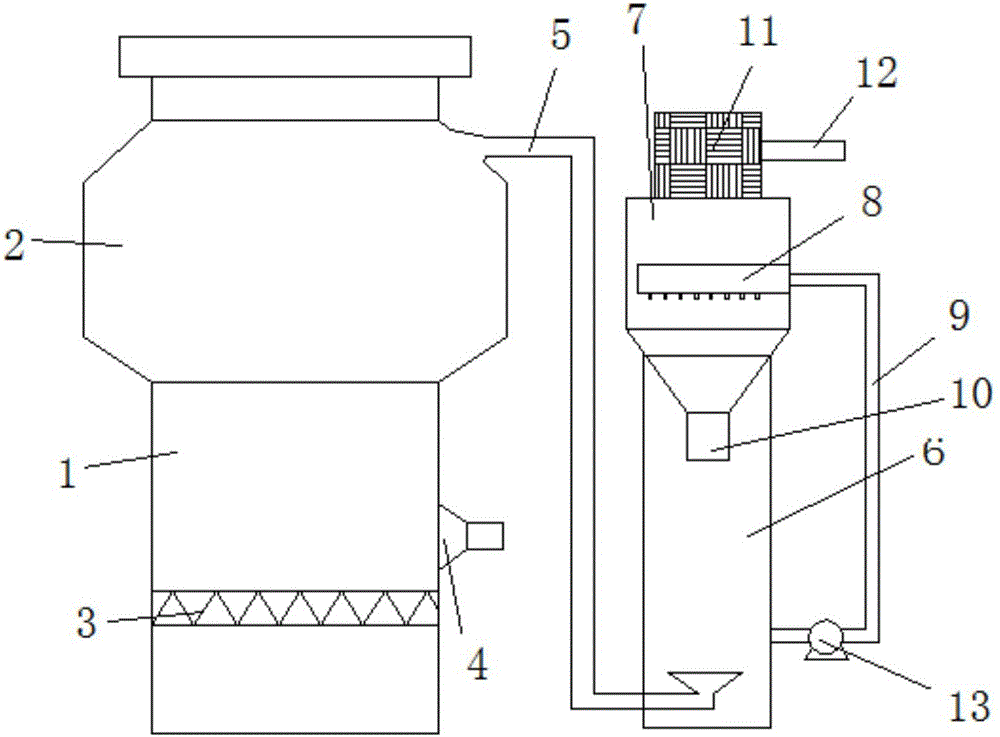 Straw gasifier gas production and filtering apparatus