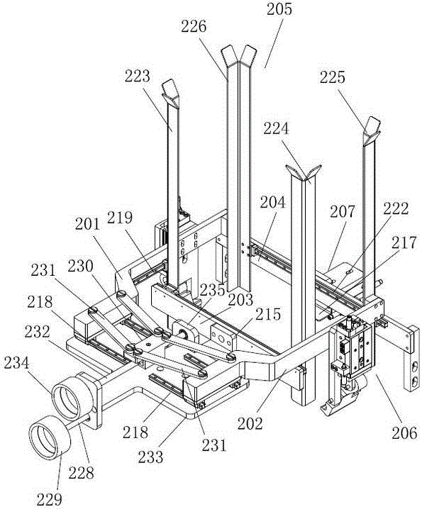 Box lowering mechanism