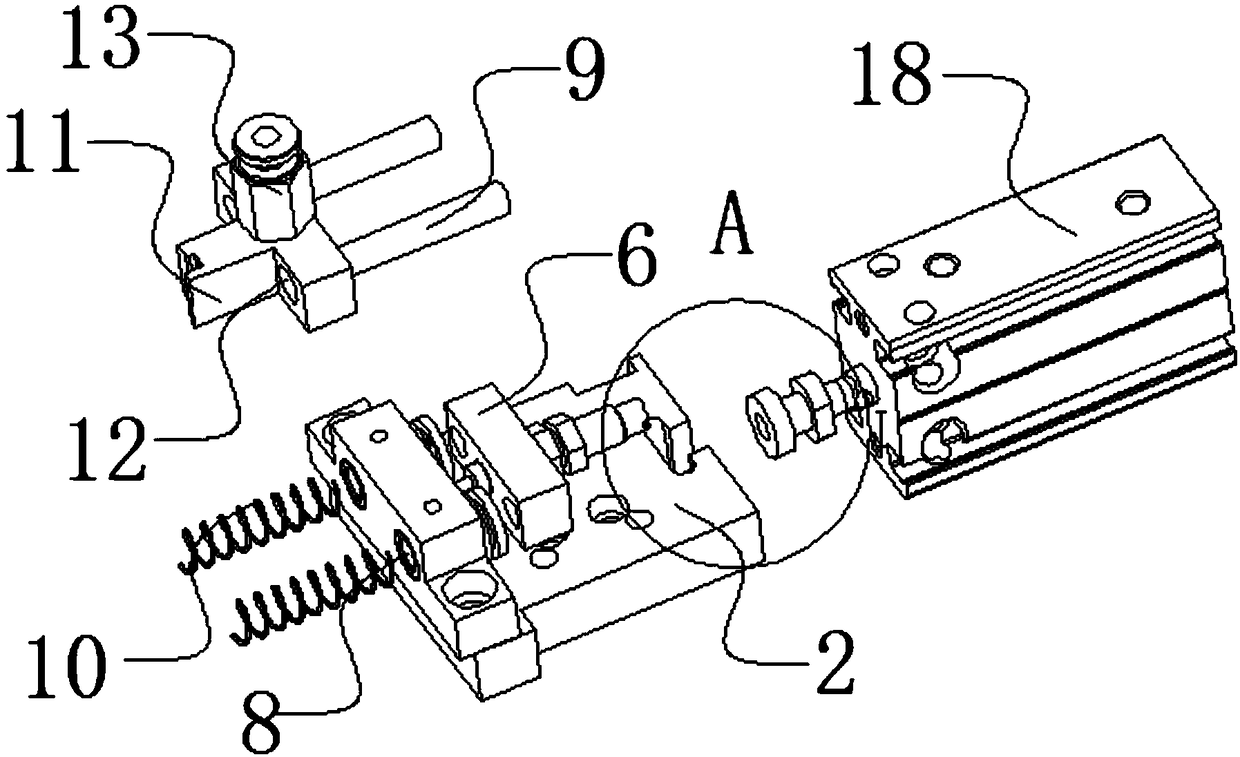 Vibration device used in plastic raw material production process