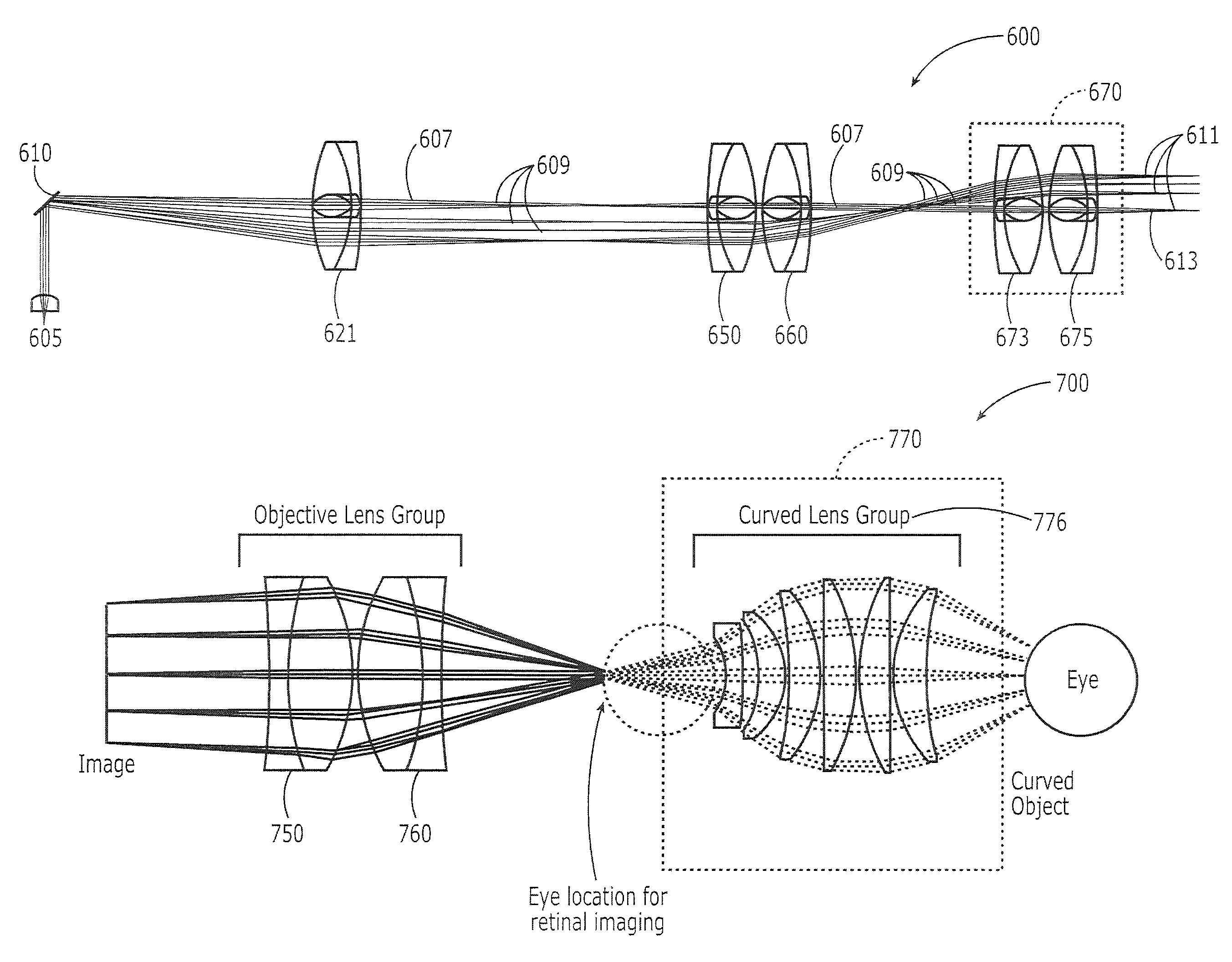 Optical coherence imaging systems having a mechanism for shifting focus and scanning modality and related adapters