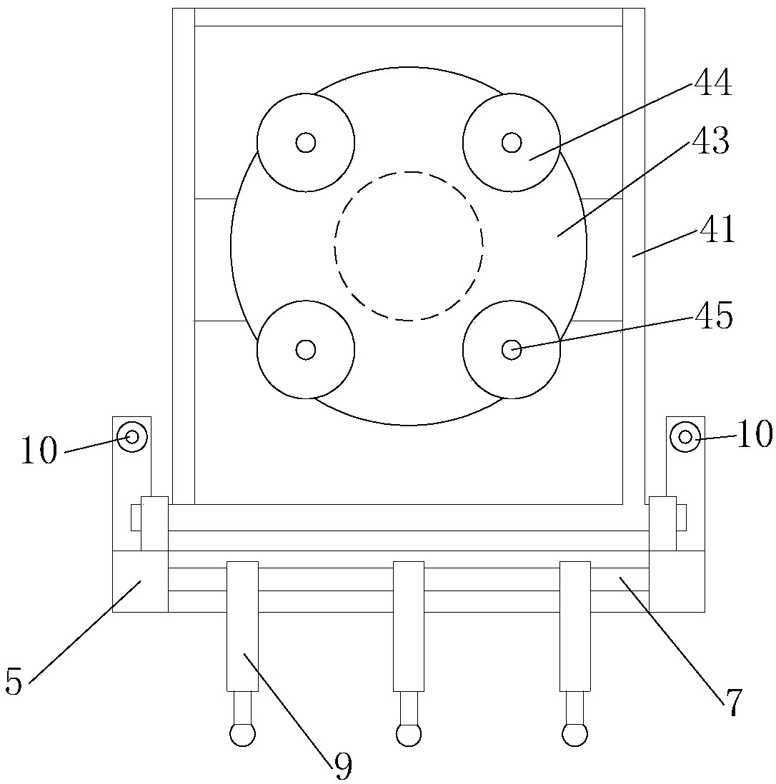 Wall brick tiling device for building