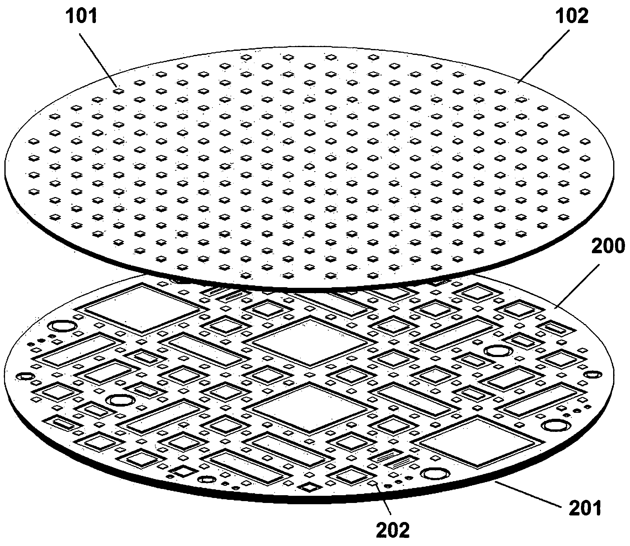 Apparatus for translated wafer stand-in tester