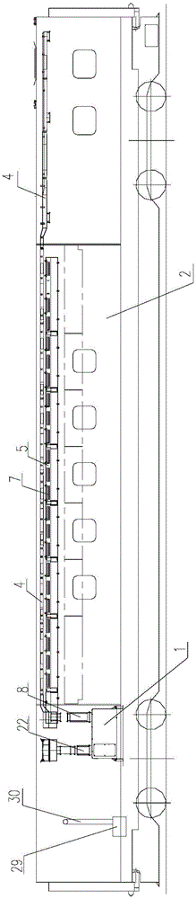 High-speed EMU air-conditioning duct system