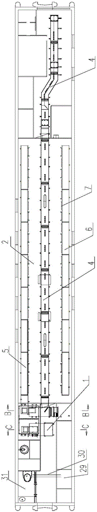 High-speed EMU air-conditioning duct system