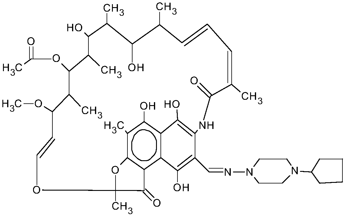 Preparation method of high-purity rifapentine