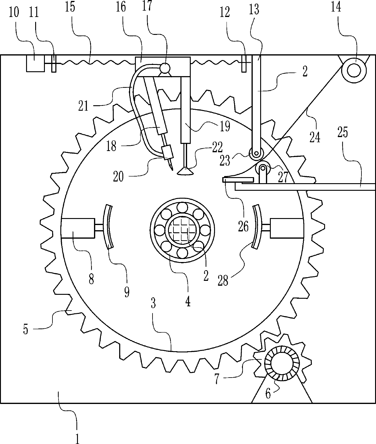 An auxiliary device for measuring the circumference of a cylinder in high school mathematics