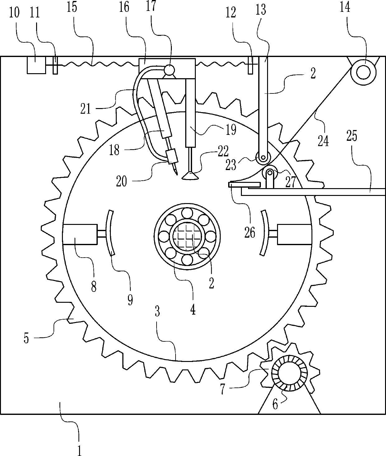 An auxiliary device for measuring the circumference of a cylinder in high school mathematics