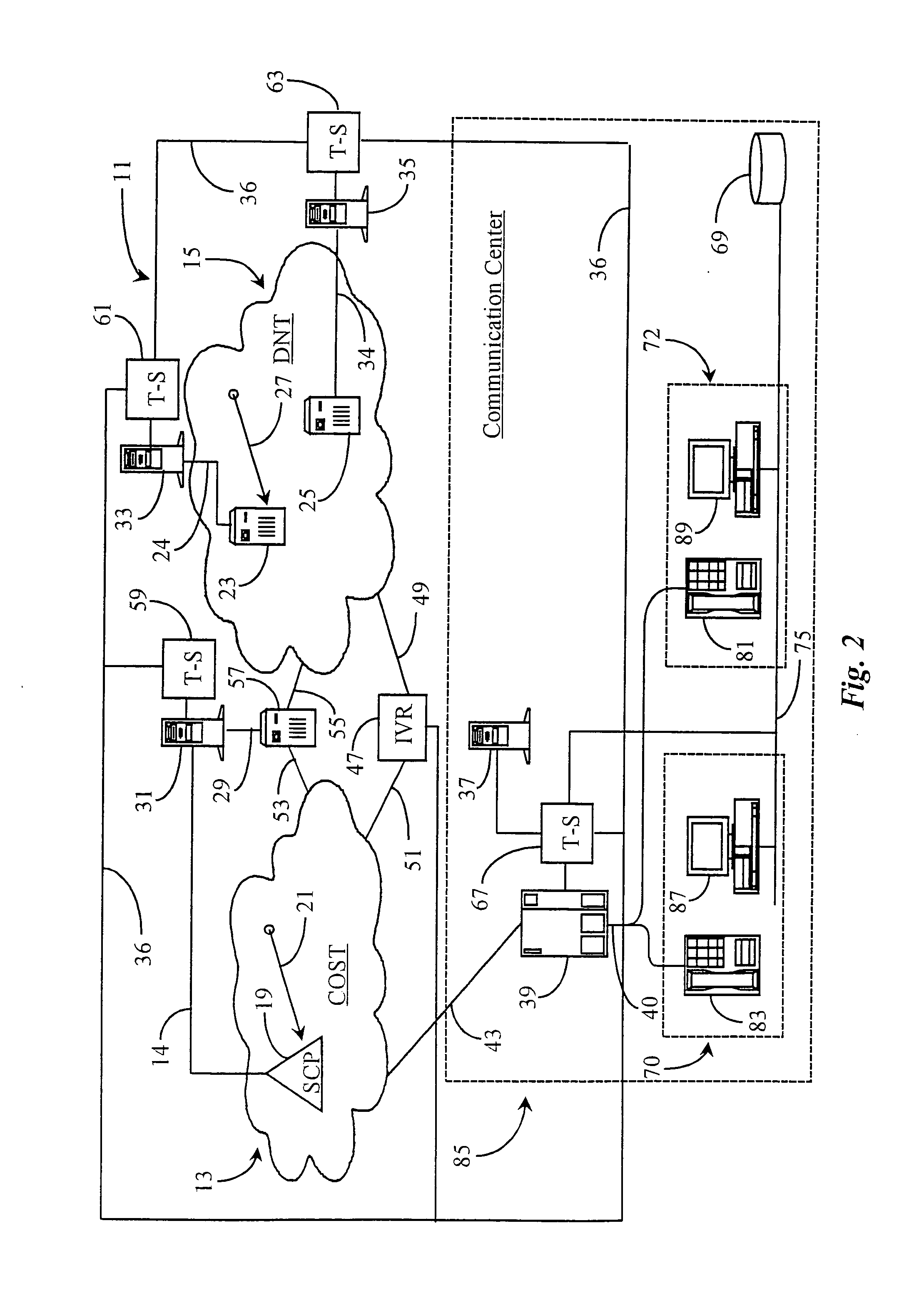 Dynamic translation between data network-based protocol in a data-packet-network and interactive voice response functions of a telephony network