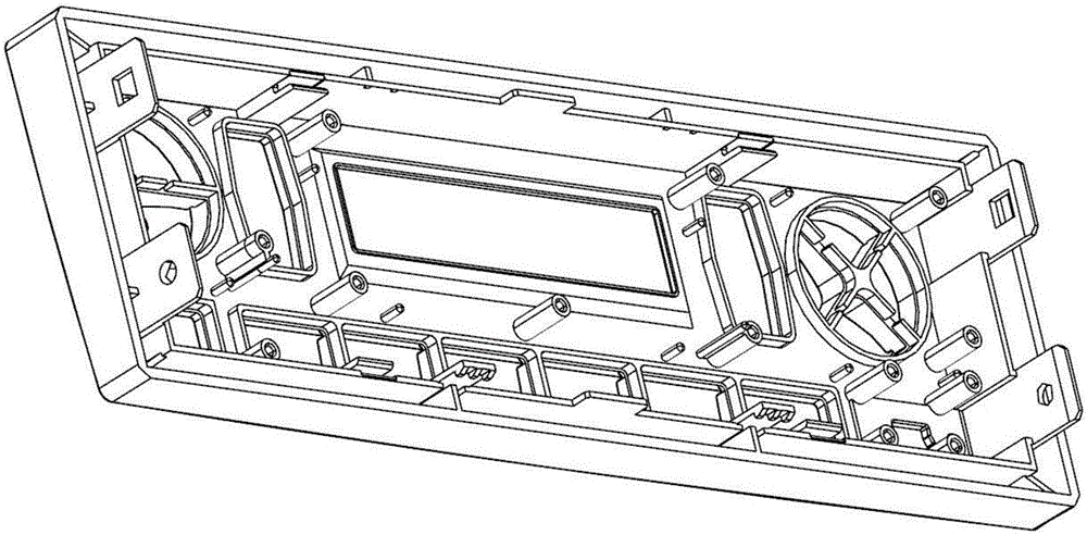 Car audio panel injection mold