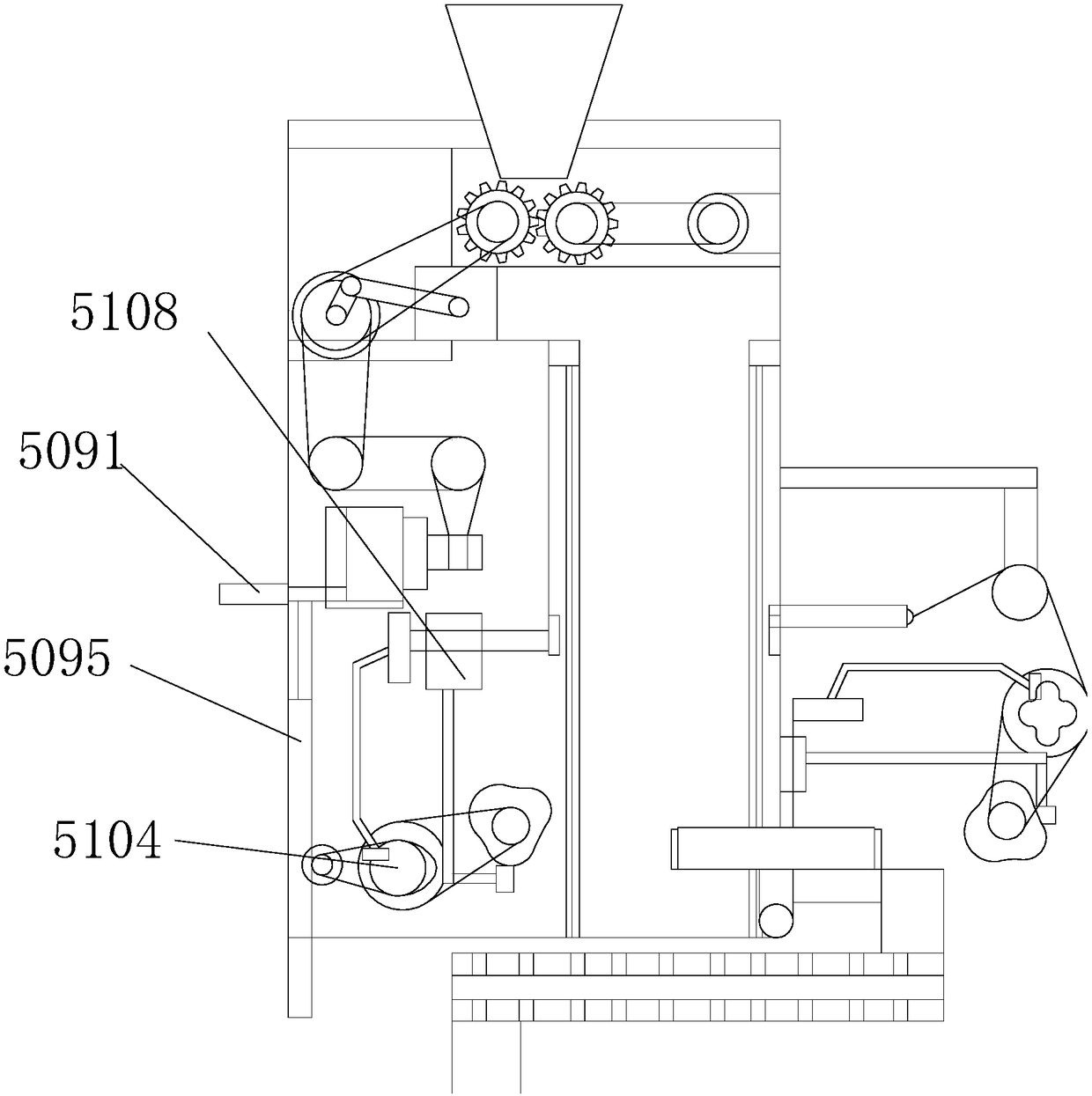 Automatic hay cutter for livestock breeding