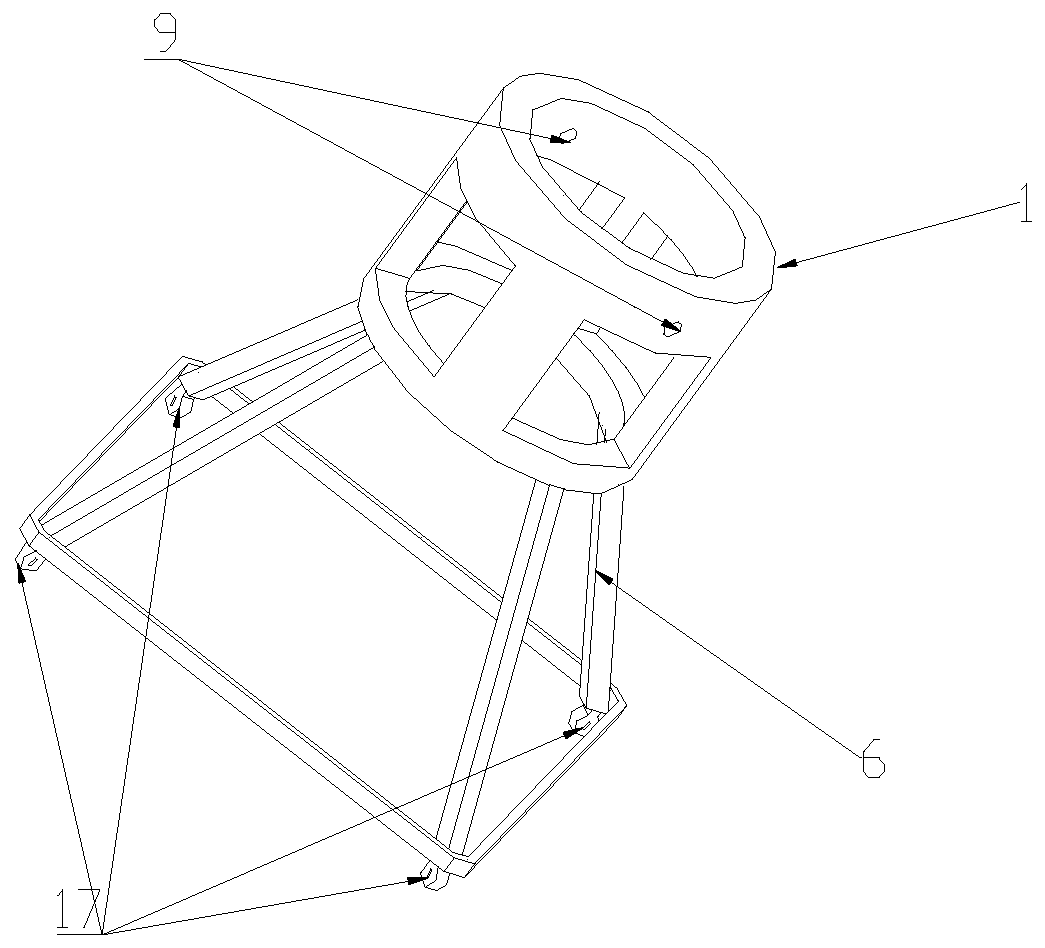 Automatic horizontal defoaming standard metal measuring vessel