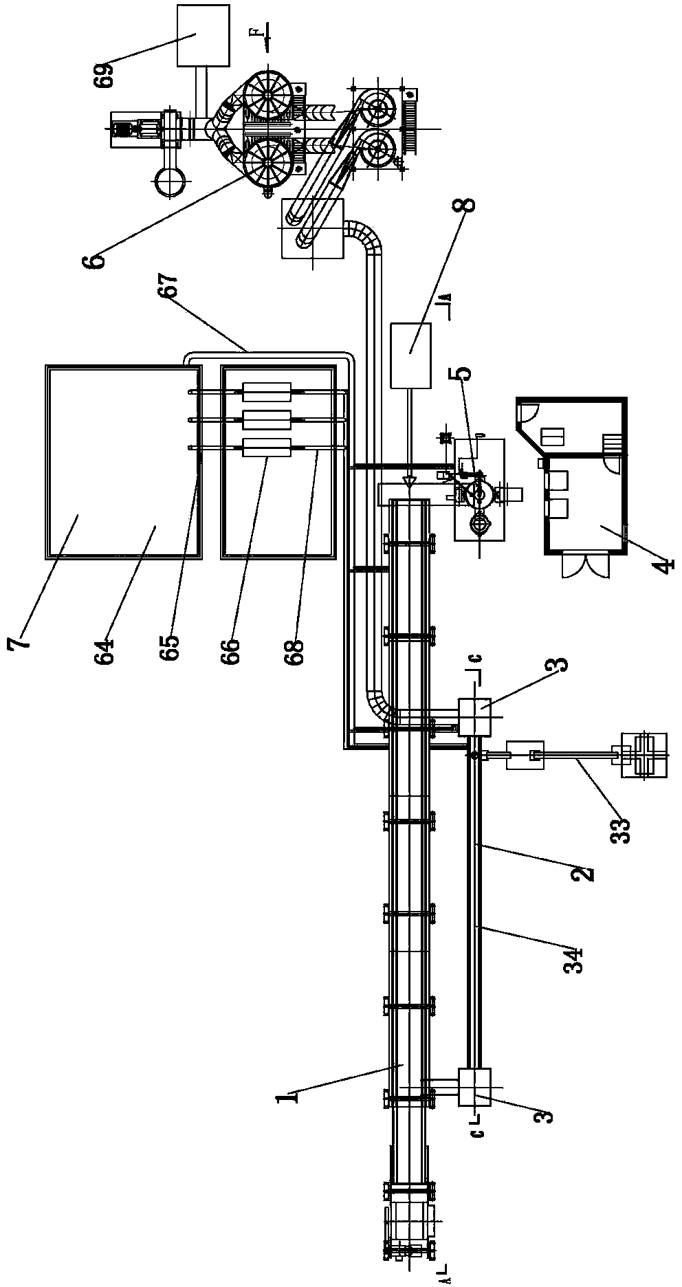 Continuous ore reduction and hot-charging steelmaking device