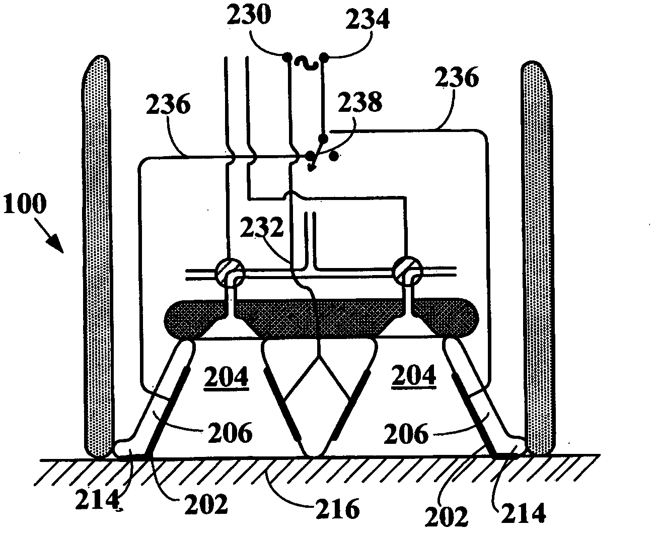 Method and apparatus for non- invasive aesthetic treatment of skin and sub-dermis.