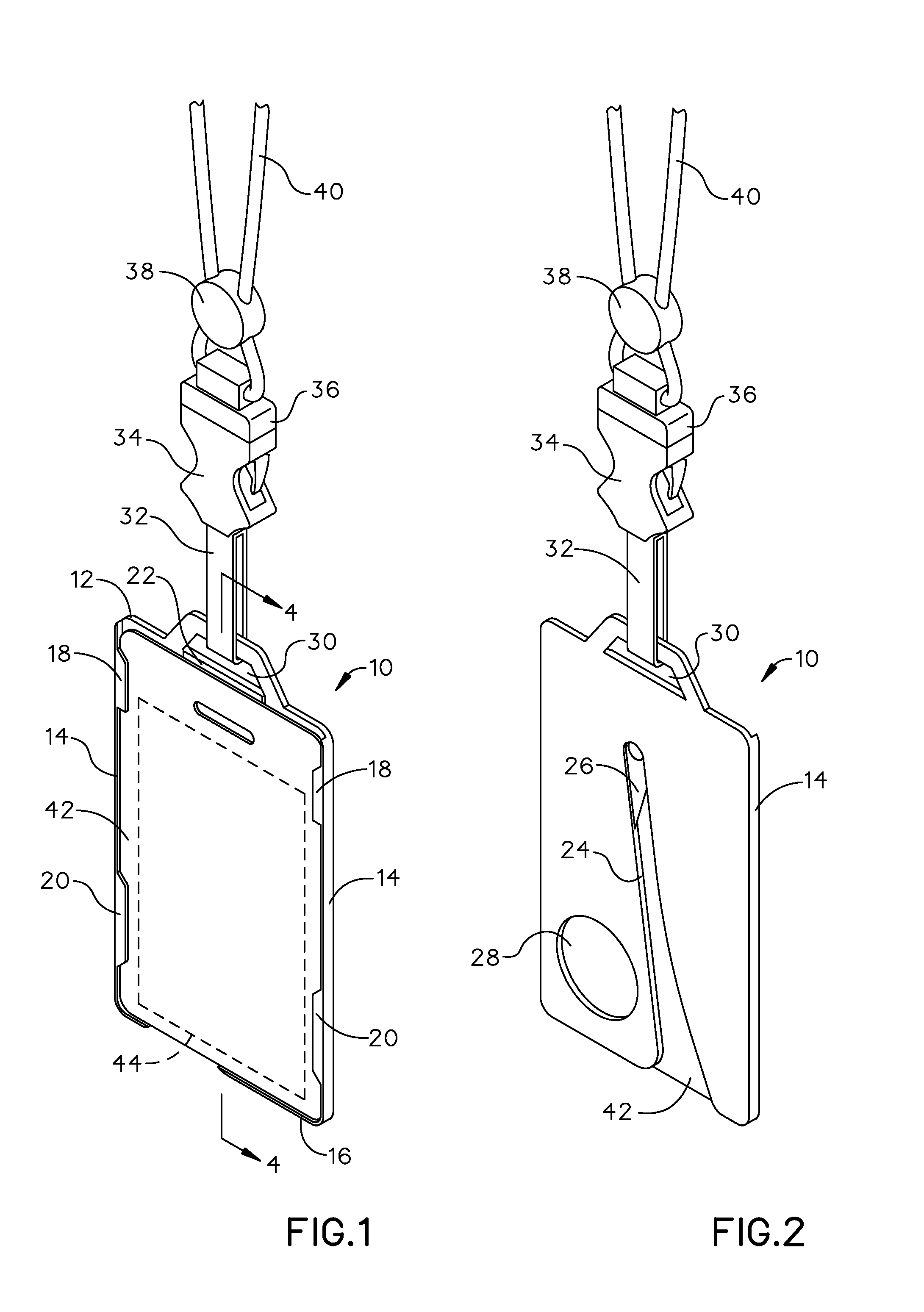 Card holder with built in cutter