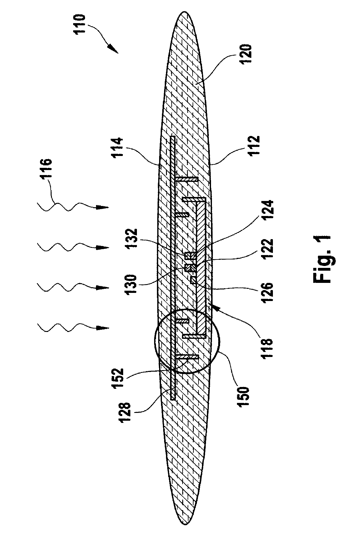 Ocular sensor for the detection of an analyte in eye water