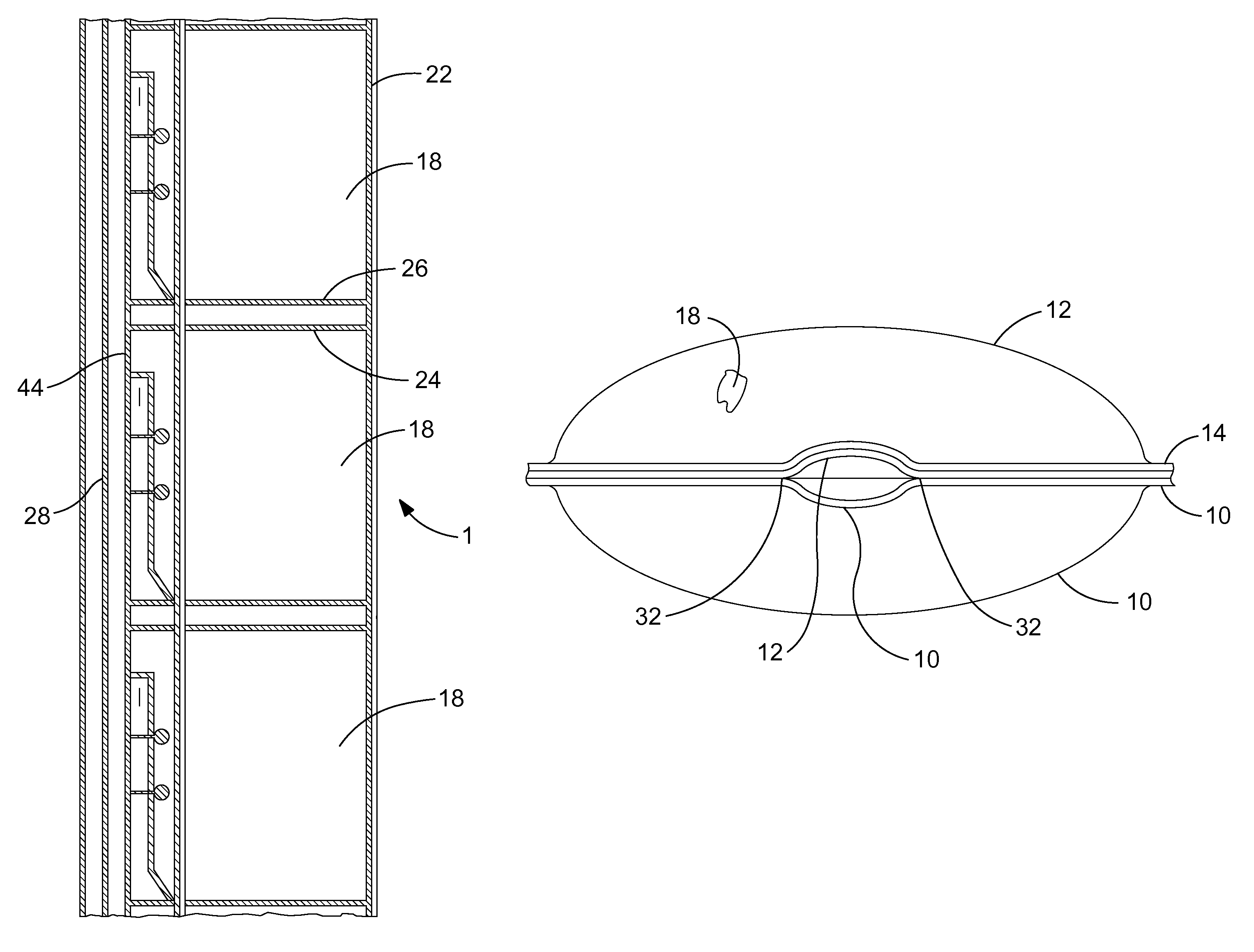 Self-sealing inflatable dunnage bag