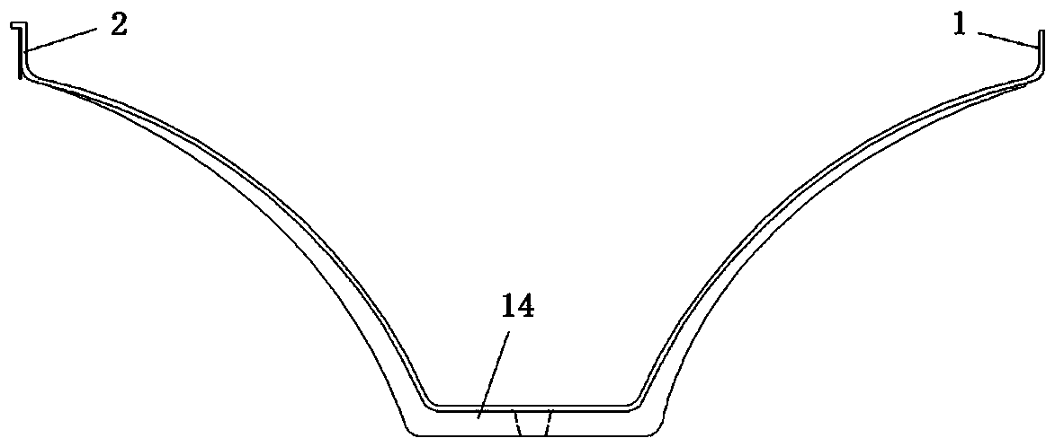 Super-large-span all-glass-fiber-reinforced-plastic deodorization cover plate and odor collection device