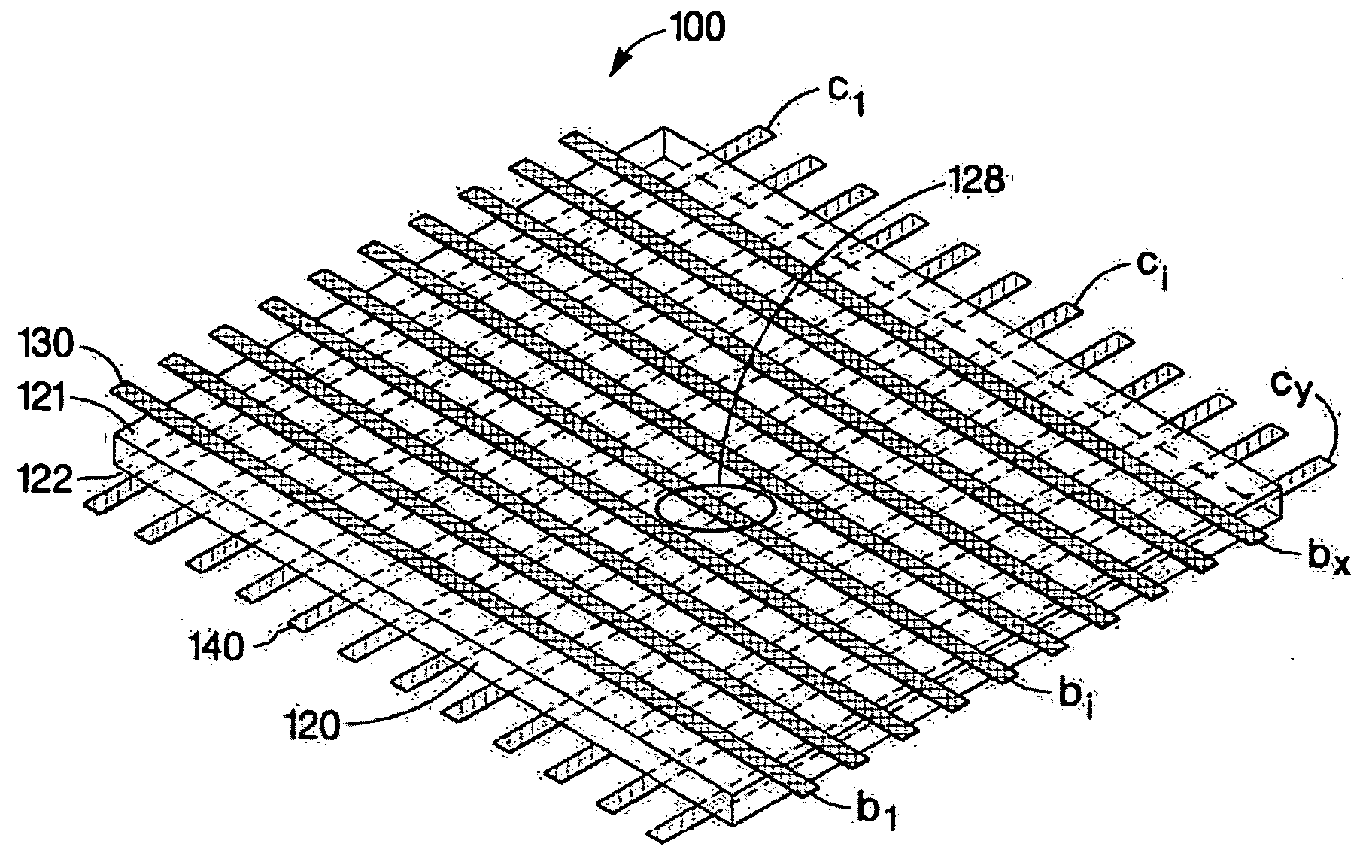 Memory device having a semiconducting polymer film