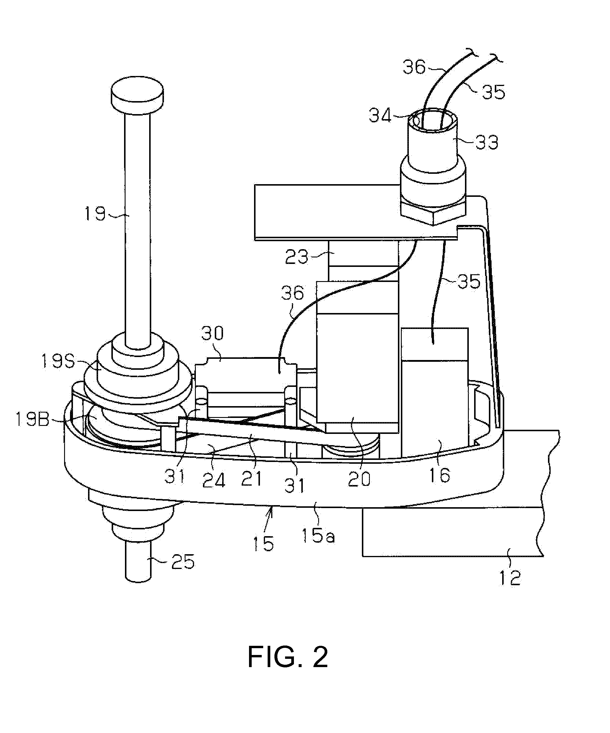 Horizontal articulated robot