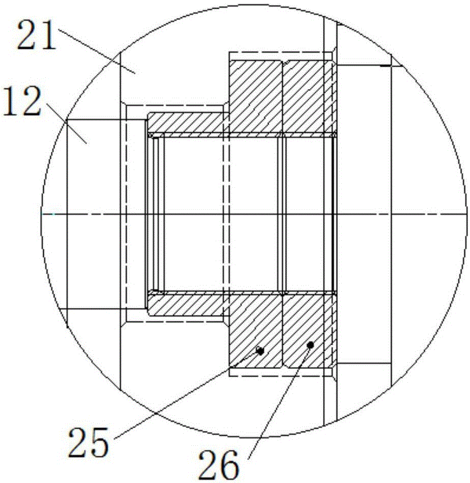 Method for processing piston inner cavity of middle cylinder