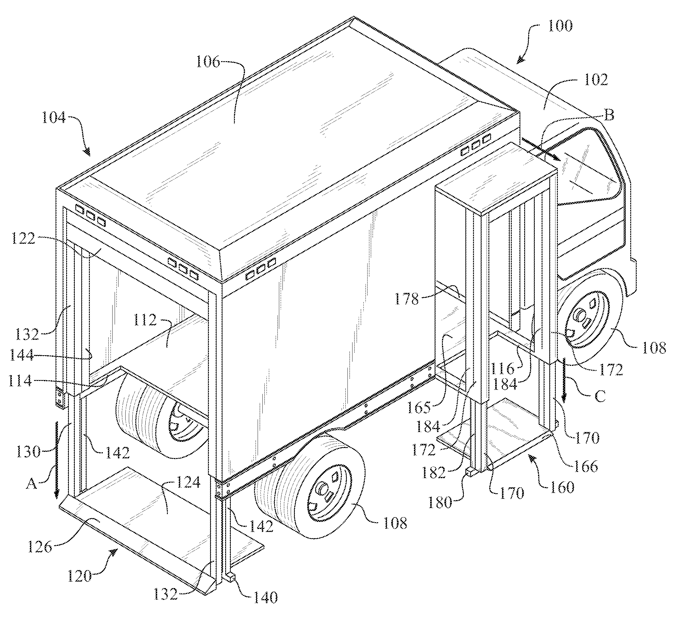 Cargo Handling Apparatus And Underride Combination