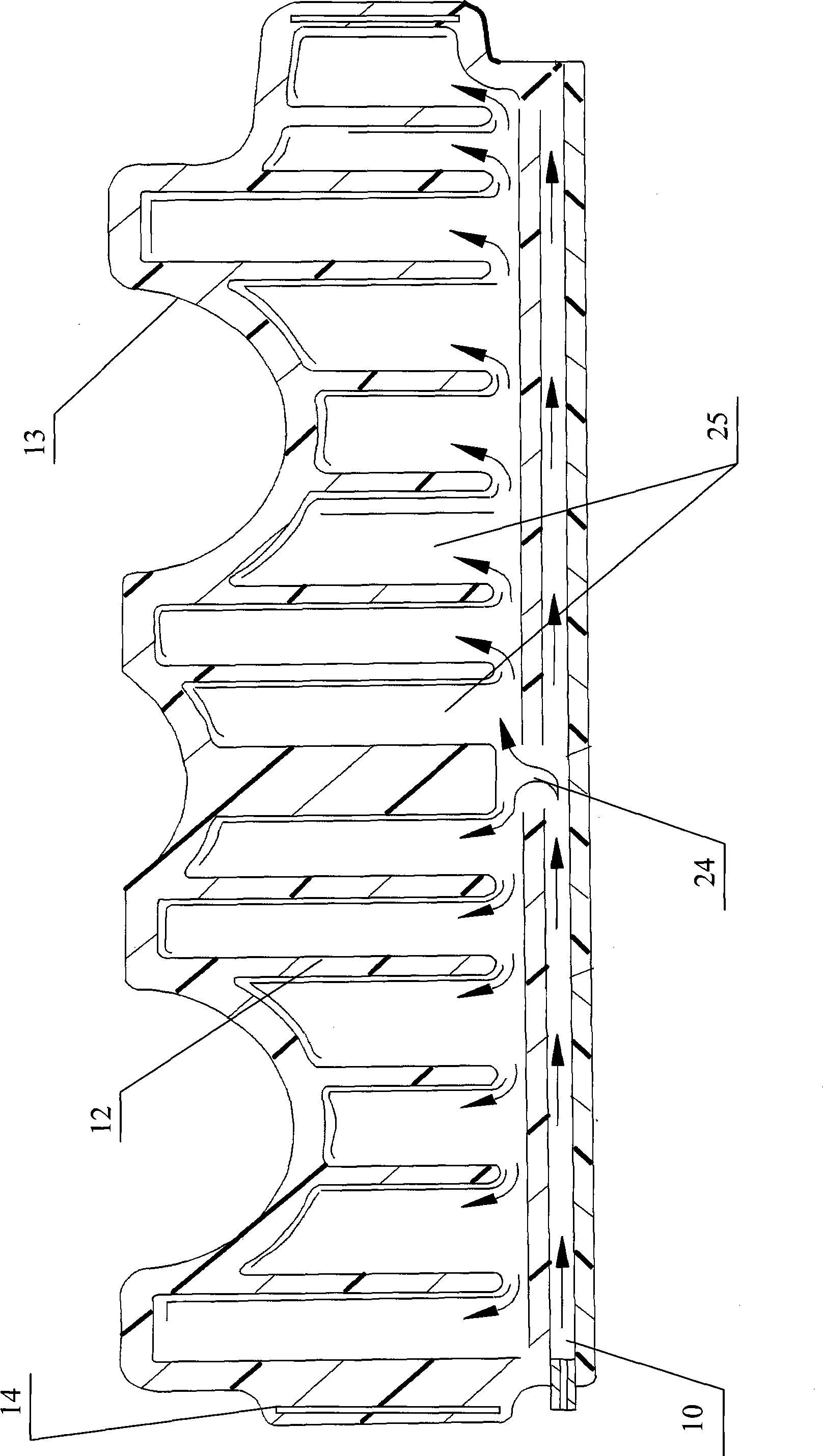 Intelligent full-thorax high-frequency oscillation sputum elimination machine and method