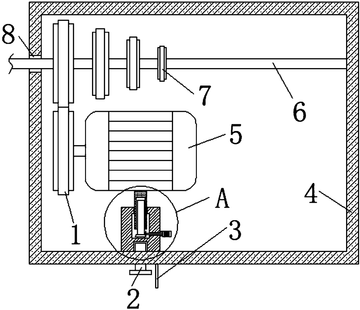 Simple electronic speed regulator for electric shutter