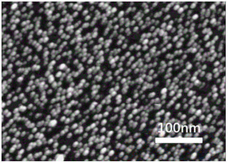 Polydopamine-silver particle-polydopamine type surface-enhanced Raman spectroscopic substrate and preparation method thereof