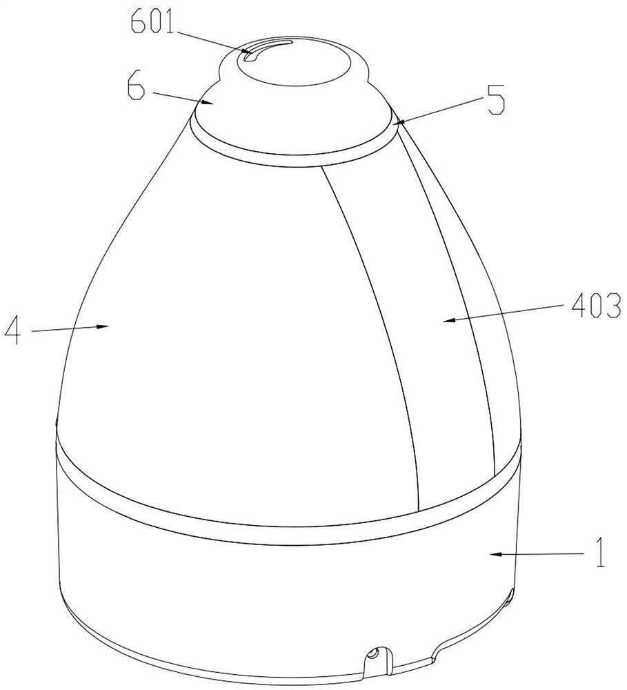 High-efficiency low-consumption air humidifier