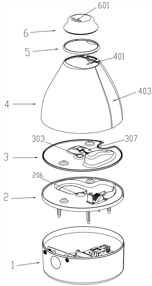 High-efficiency low-consumption air humidifier